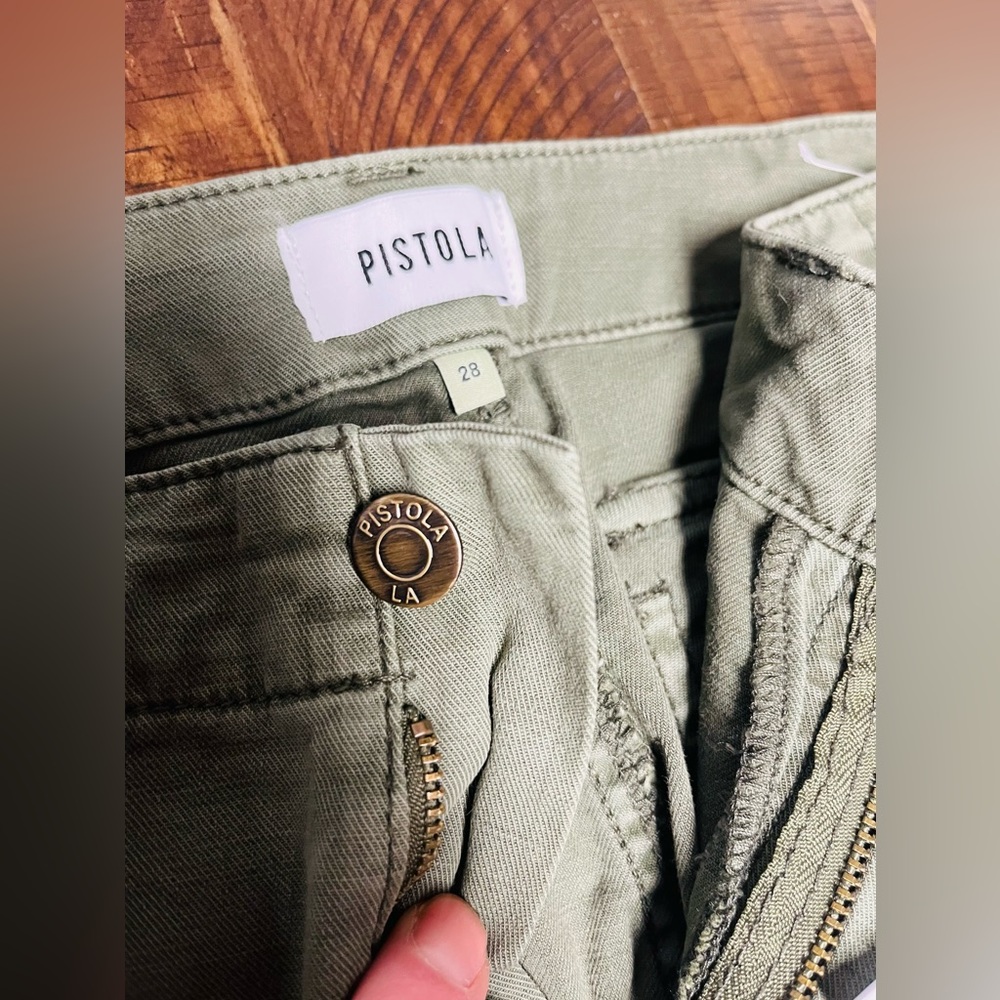 Pistola Green carpenter pants - Picture 2 of 7
